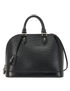 Alma PM, &pound;695, Handbags, Black, Leather, Front view